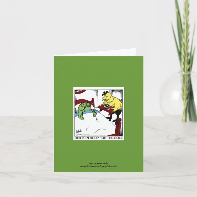 Soupe de poulet 4 Le seul Carte pour notes de dess (Devant)