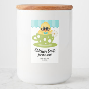 Soupe de poulet maison Mug Cute Étiquette