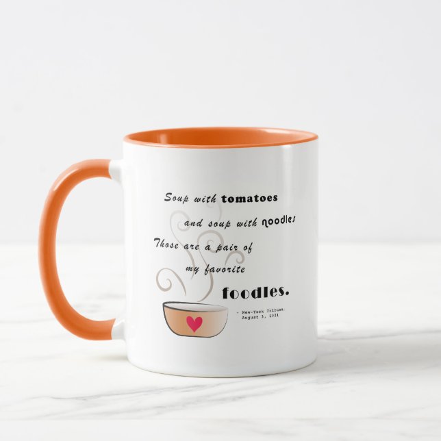 Soupe - ma nourriture préférée Mug (Gauche)