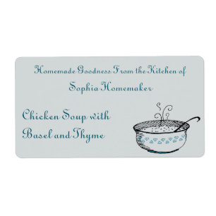 Soupe Tureen avec Cerulean Heart Accents Alimentat