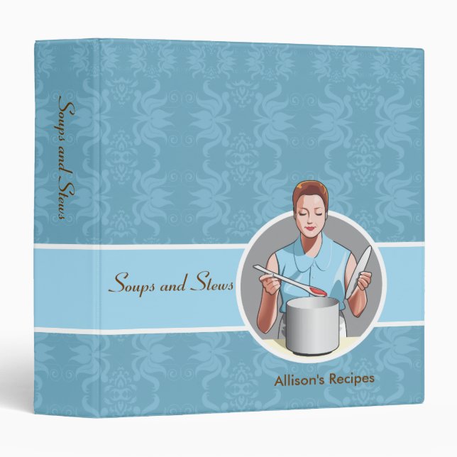 Soups and Stews Recipes Binder (Front/Spine)
