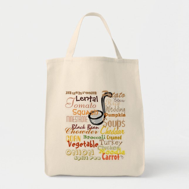 Soups Graffiti Tote Bag (Front)