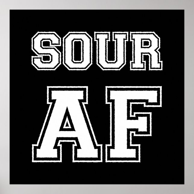 SOUR AF POSTER (Front)