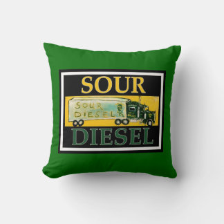 SOUR DIESEL THROW PILLOW