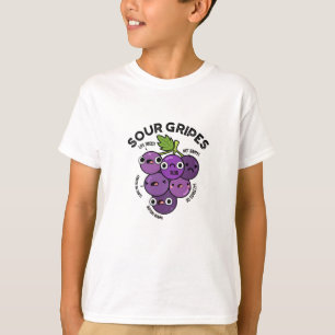 Sour Gripes Funny Fruit Grape Pun T-Shirt