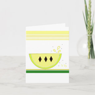 Sour Lemon Notecard