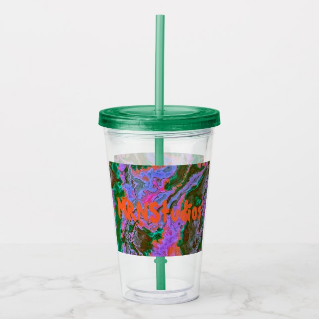 Sour Marble  Acrylic Tumbler (Front)