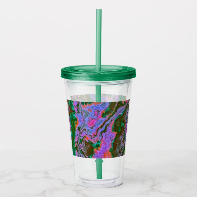 Sour Marble  Acrylic Tumbler (Front)