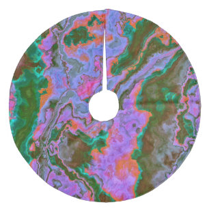 Sour Marble  Brushed Polyester Tree Skirt