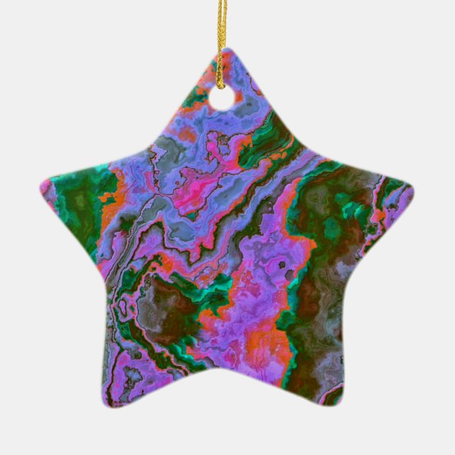 Sour Marble Ceramic Ornament (Front)