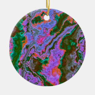 Sour Marble Ceramic Ornament