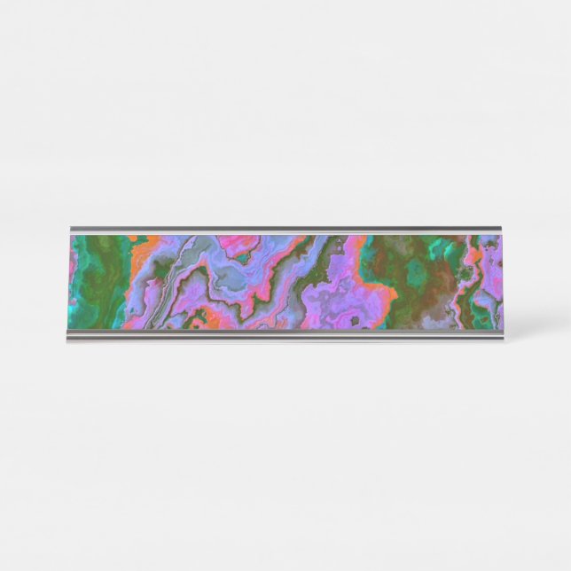 Sour Marble   Desk Name Plate (Front)