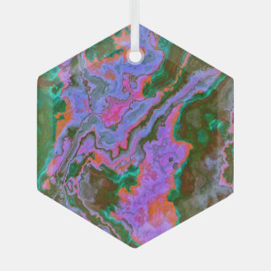 Sour Marble   Glass Ornament