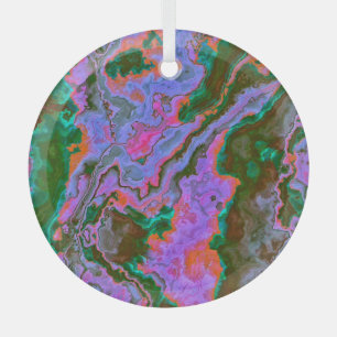 Sour Marble   Glass Ornament