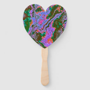 Sour Marble Hand Fan
