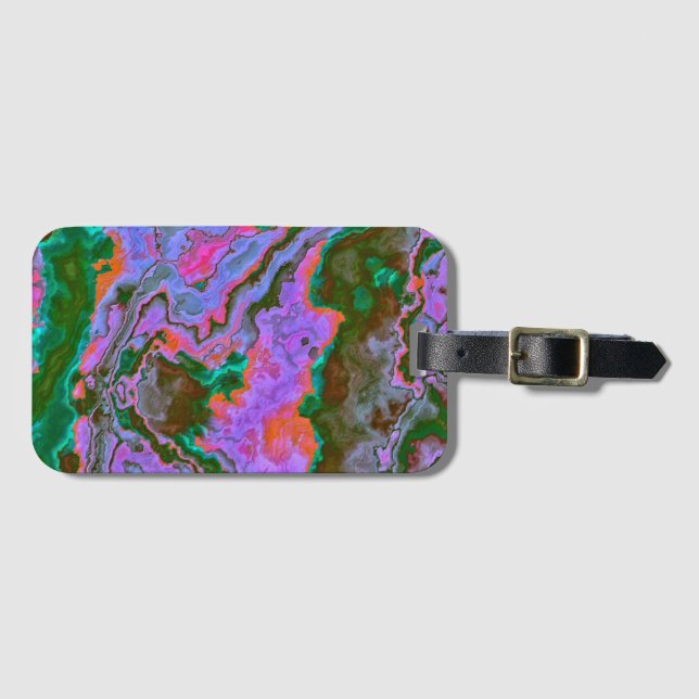 Sour Marble  Luggage Tag (Front Horizontal)