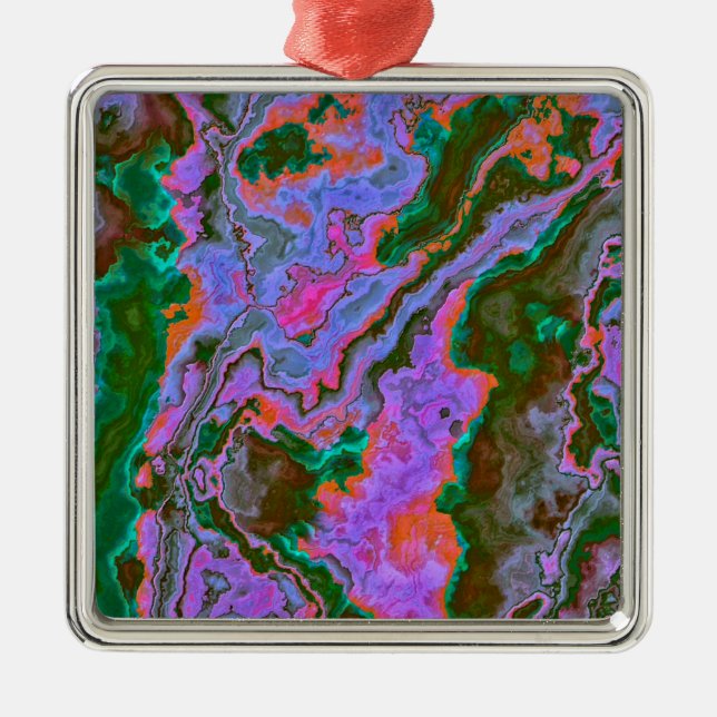 Sour Marble   Metal Ornament (Front)