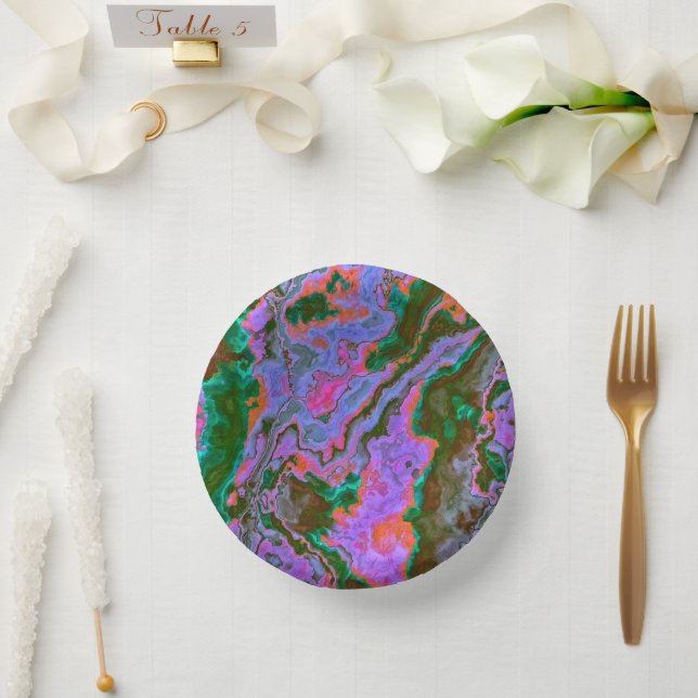 Sour Marble   Paper Plate (Wedding)