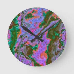 Sour Marble   Round Clock