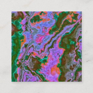 Sour Marble  Square Business Card