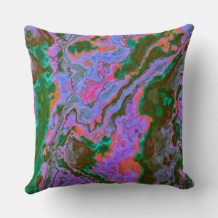 Sour Marble  Throw Pillow