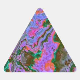 Sour Marble   Triangle Sticker
