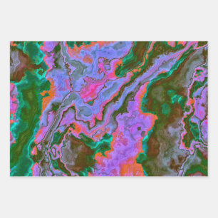 Sour Marble Wrapping Paper Sheets