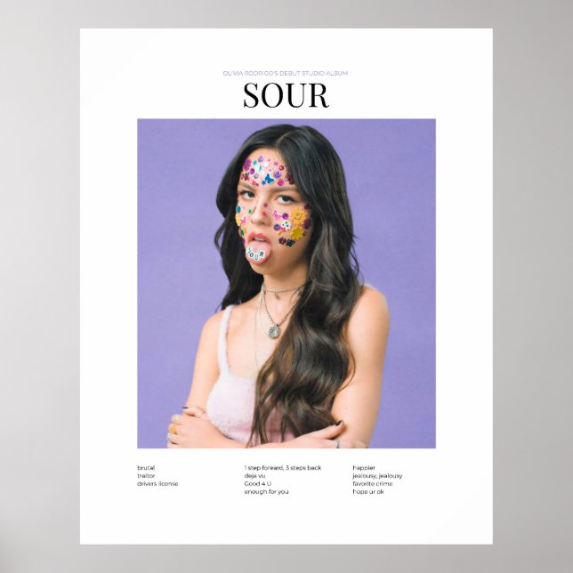 Sour OliviaRodrigo Poster (Front)