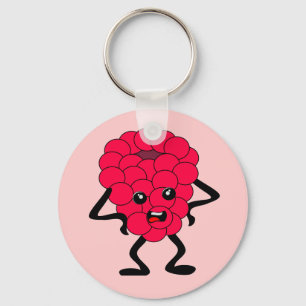 Sour Raspberry: Bad Fruit Gang Keychain