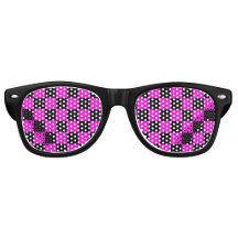 Source Missing Texture Retro Party Shades, Black