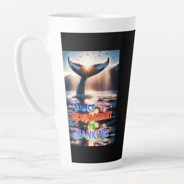 Source Of Encouragement To Mankind Latte Mug (Left)