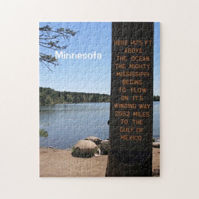 Source of the Mississippi River Jigsaw Puzzle (Vertical)