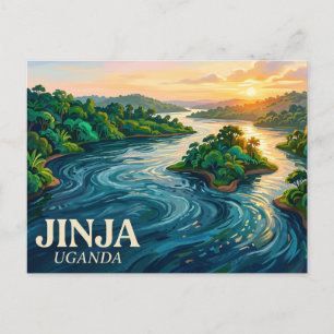 Source of the Nile Uganda Postcard