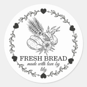 Sourdough Bread Baking Classic Round Sticker