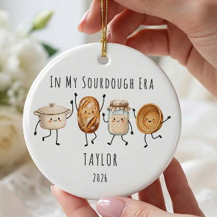 Sourdough Era Personalized Ornament