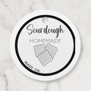 SOURDOUGH WAFFLE TAGS, HOMEMADE WAFFLE TAG