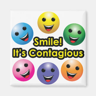 Souriez ! C'est contagieux - Magnet