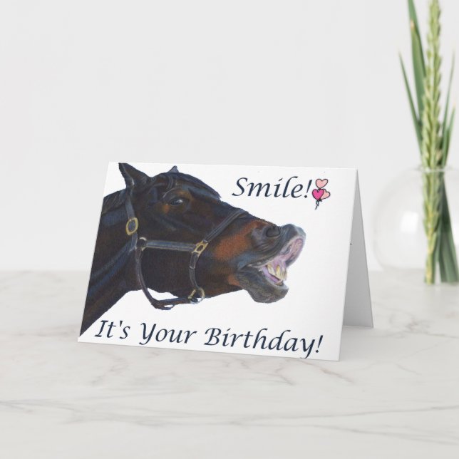 Souriez ! C'est votre carte de voeux d'anniversair (Devant)