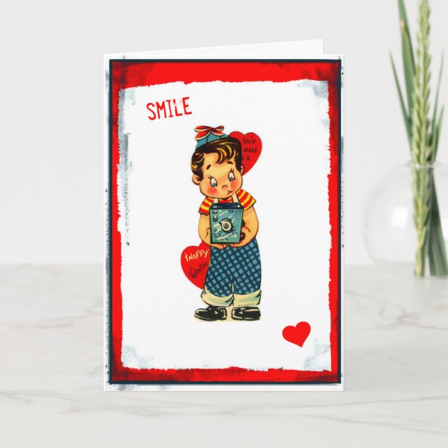 Souriez, Vous Faites Une Carte De Saint-Valentin S (Devant)