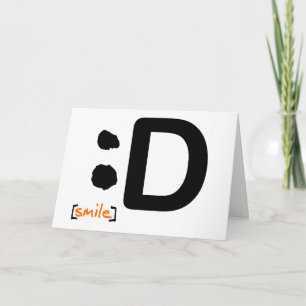 Sourire… Carte impressionnante