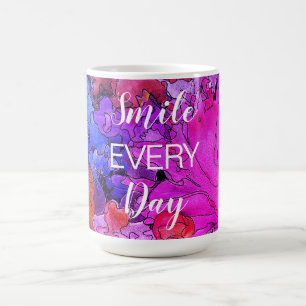 Sourire coloré chaque tasse de jour 15 onces