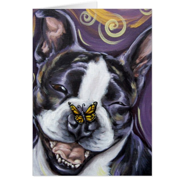 Sourire de Boston Terrier (Devant)