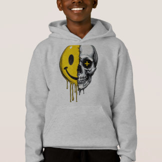 Sourire de Crâne à Gouttes Capuche – Design Street