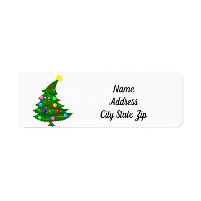 SOURIRE *ÉTIQUETTE DE ADRESSE DE NOËL* (Devant)