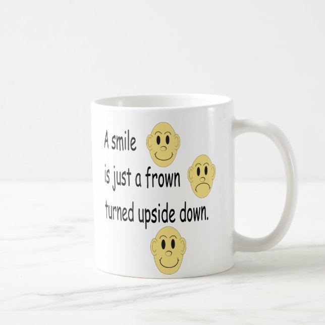 Sourire/froncement de sourcils - tasse (Droite)