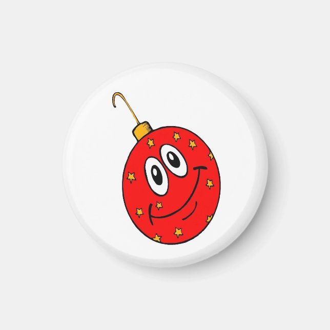 Sourire - Magnet rond (Devant)