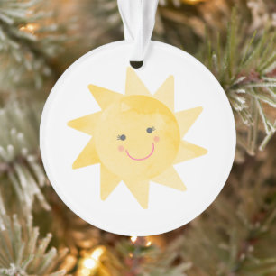 Sourire soleil brillant et Noël mignon