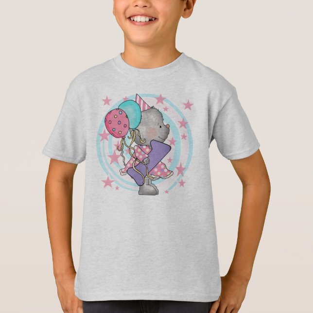 Souris 1er anniversaire T-shirts et cadeaux (Devant)