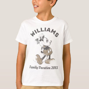 Souris Antique Mickey   T-shirt vacances en famill