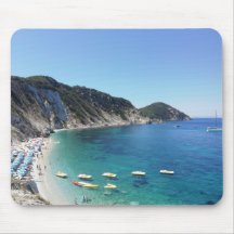 Baie turquoise sur la mer italienne - tapis de sou